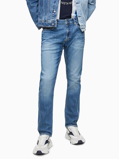 Calvin Klein Ruhák HU094466 | Calvin Klein Organic Cotton CKJ 026 Slim Férfi Farmernadrág Világos Ké